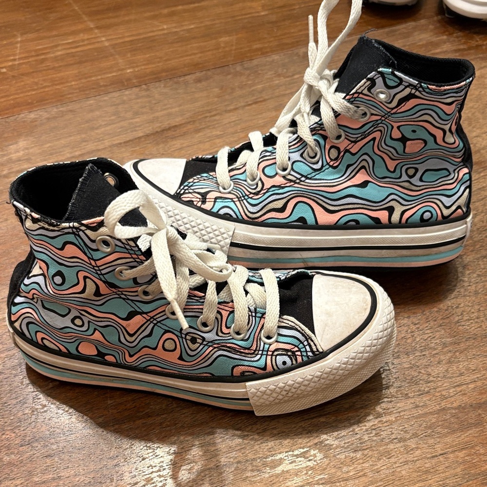 Kids Converse Platform High Tops